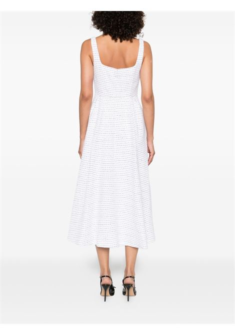 White striped sleeveless dress Alessandra Rich - women ALESSANDRA RICH | FABX3956F45970822